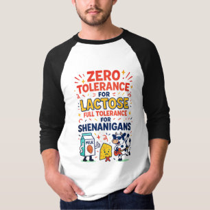 Camiseta Tolerancia Cero para Lactosa Graciosa
