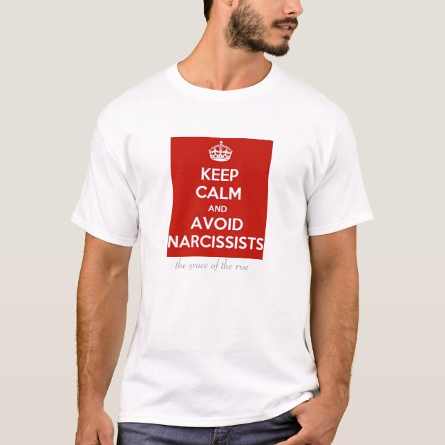 Camiseta Tolerancia de la subida: Evite a los Narcissists (Anverso)