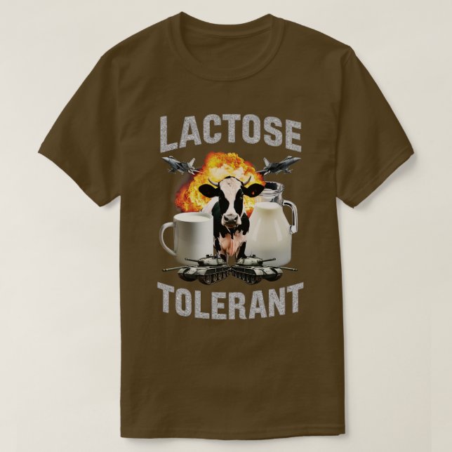 Camiseta tolerante a la lactosa (Diseño del anverso)