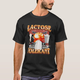 Camiseta Tolerante a la lactosa divertido meme de moda