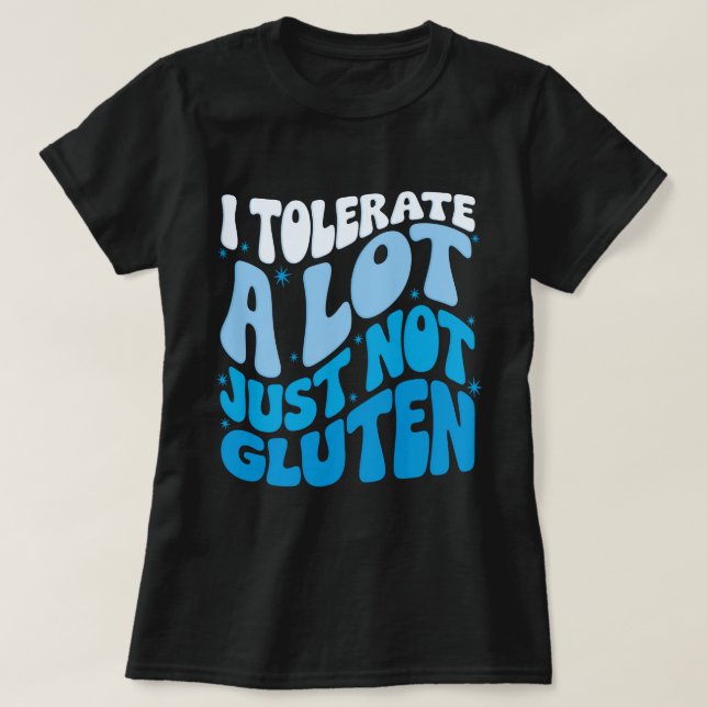 Camiseta Tolero muchas cosas pero no gluten (Diseño del anverso)