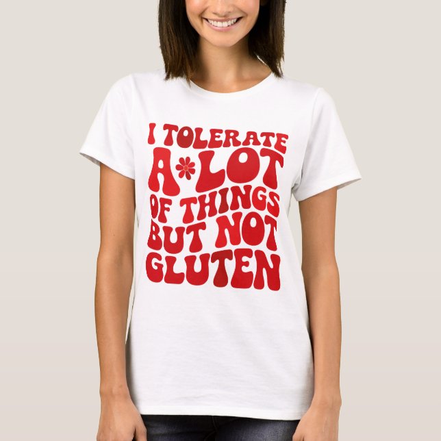 Camiseta Tolero muchas cosas pero no gluten (Anverso)