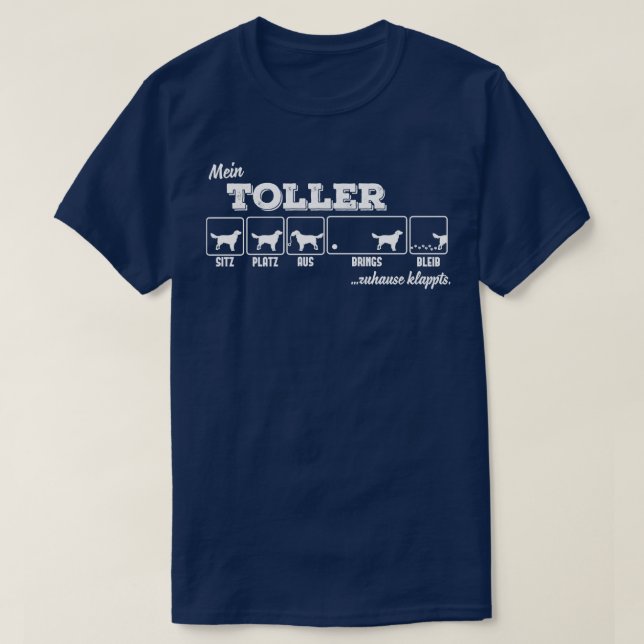 Camiseta Toller Nova Scotia Duck Tolever (Diseño del anverso)