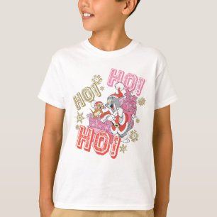 Camiseta Tom and Jerry "Ho! Ho! Ho!" Santa Gift Delivery