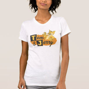 Camiseta Tom and Jerry Mouse In Paw Logo