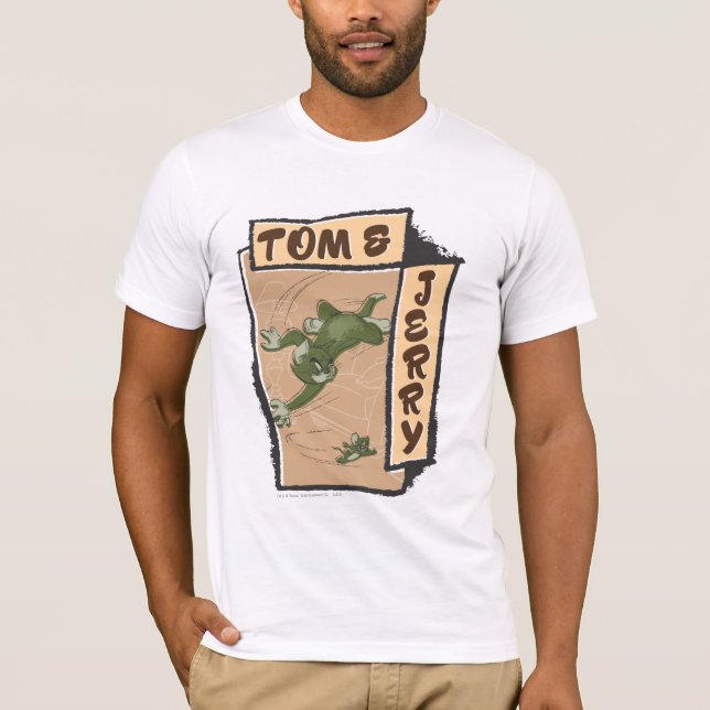 Camiseta Tom and Jerry On A Tan Couch (Anverso)