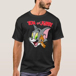 Camiseta Tom And Jerry Simple Portrait Logo Pullover 