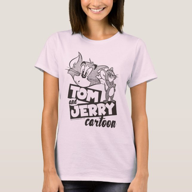 Camiseta Tom And Jerry | Tom And Jerry Cartoon (Anverso)