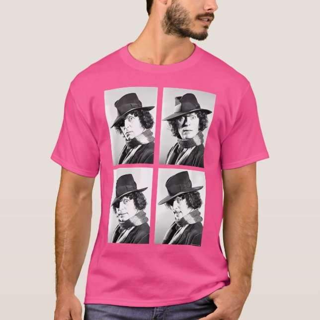 Camiseta Tom Baker Médico Que Multibaleó Retratos De Allan (Anverso)