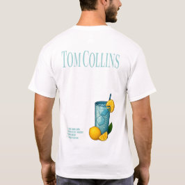 Camiseta Tom Collins T-Shirt – Classic Gin Cocktail