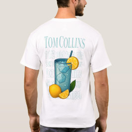 Camiseta Tom Collins T-Shirt – Classic Gin Cocktail