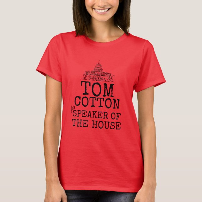 Camiseta Tom Cotton para el presidente de la Cámara (Anverso)