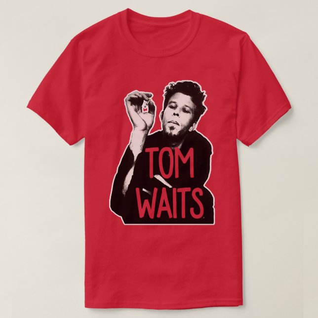 Camiseta Tom Espera Diseño De Fanart Con Estilo Retro (Diseño del anverso)