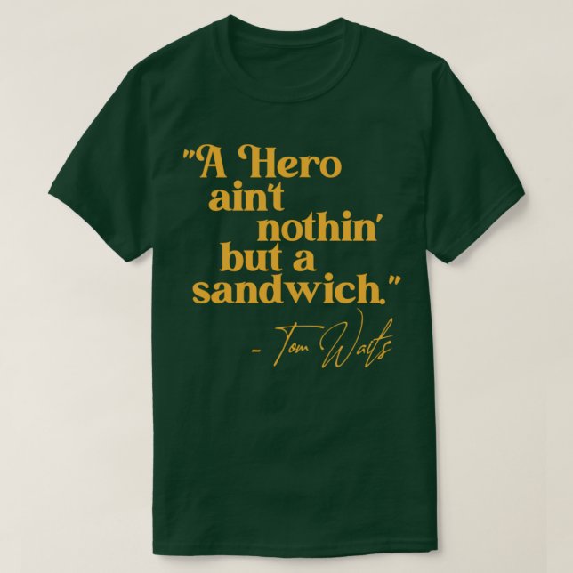 Camiseta Tom Espera Una Cita De Héroe (Diseño del anverso)