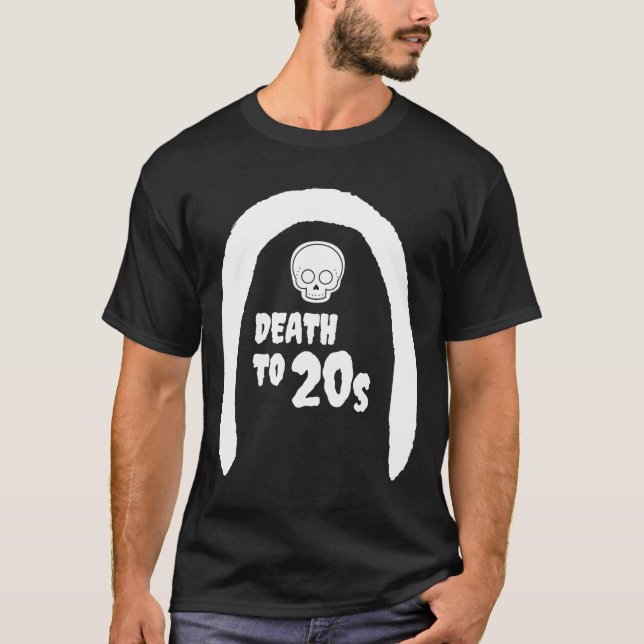 Camiseta Tom, Fiesta funerario negro de los 30 años de la m (Anverso)