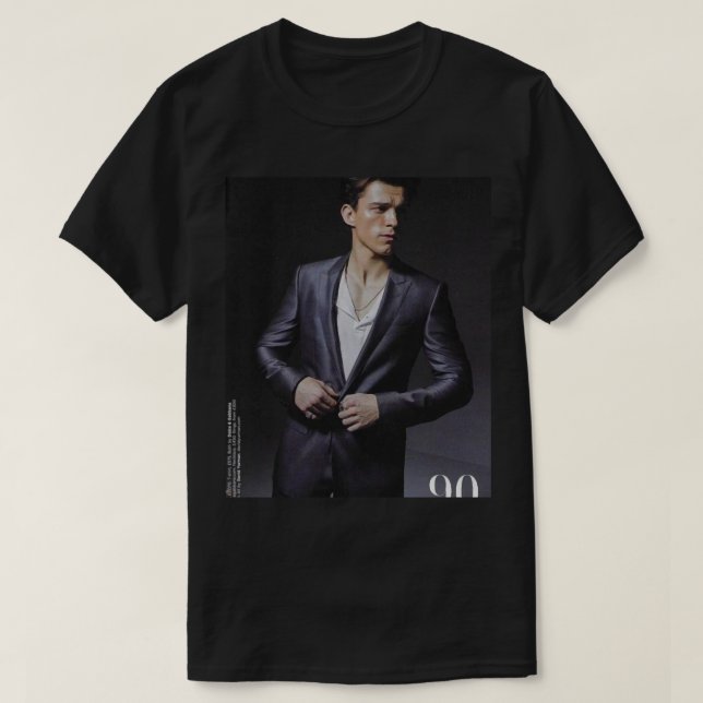 Camiseta Tom Holland GQ Británico de fotografía (Diseño del anverso)