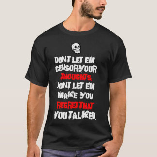 Camiseta Tom Macdonald - Politically Incorrect lyrics art C
