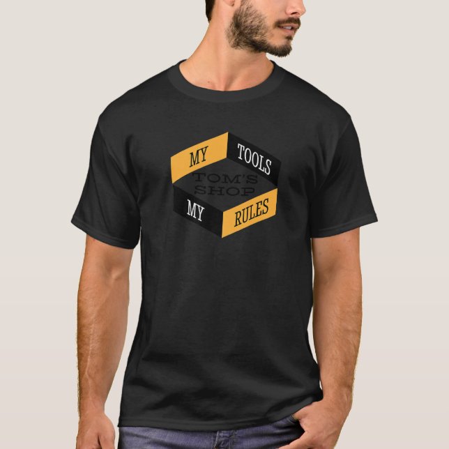 Camiseta Tom S Comprar Mis Herramientas Mis Reglas Mecánica (Anverso)