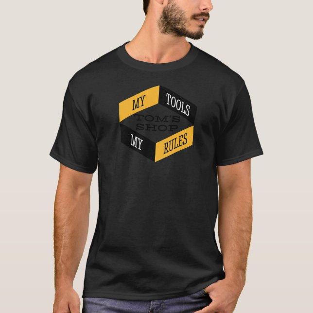 Camiseta Tom S Comprar Mis Herramientas Mis Reglas Mecánica (Anverso)