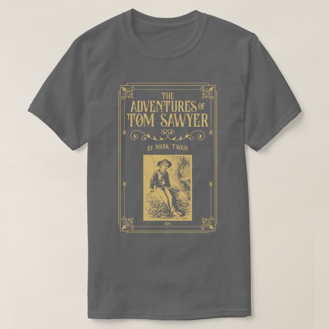 Camiseta Tom SawyerTwain Huckleberry Finn profesor de inglé (Diseño del anverso)