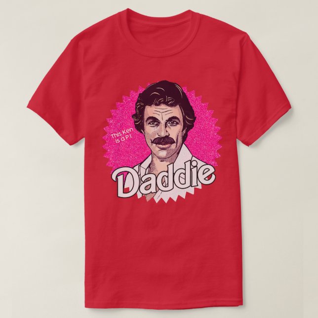 Camiseta Tom Selleck es el Daddie (Diseño del anverso)