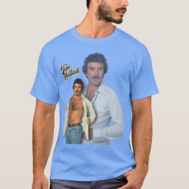 Camiseta Tom Selleck es el papá (Anverso)