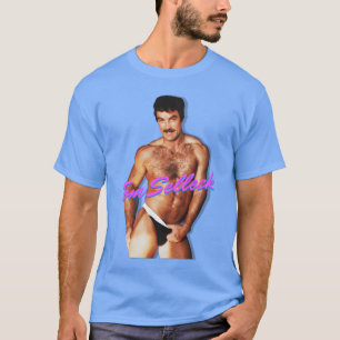 Camiseta Tom Selleck familia retro