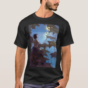 Camiseta Tom viendo la luna, Jessie Willcox Smith