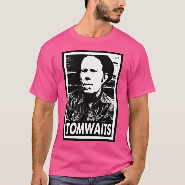 Camiseta Tom Waits - Retro (Anverso)