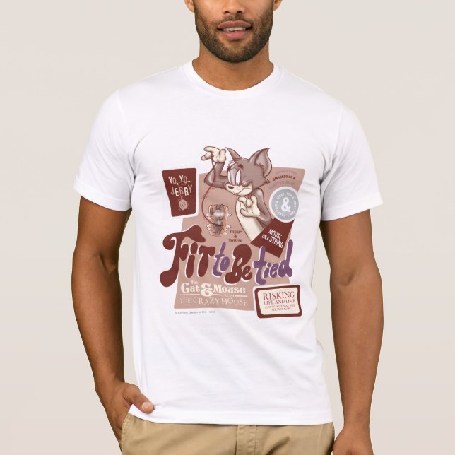 Camiseta Tom y Jerry aptos para estar atados (Anverso)