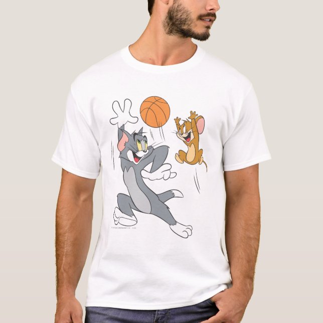 Camiseta Tom y Jerry Basketball 1 (Anverso)