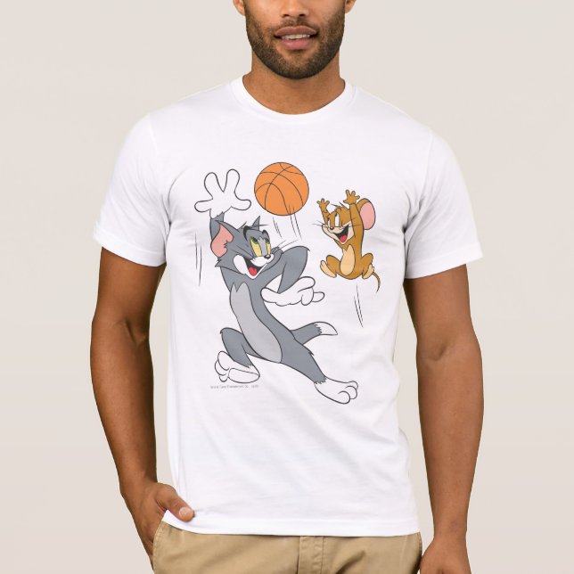 Camiseta Tom y Jerry Basketball 1 (Anverso)