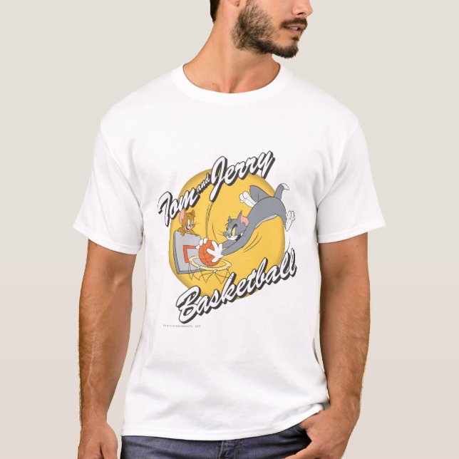 Camiseta Tom y Jerry Basketball 2 (Anverso)