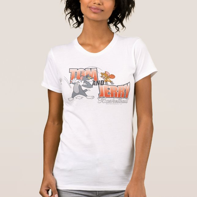 Camiseta Tom y Jerry Basketball 3 (Anverso)