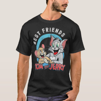 Camiseta Tom Y Jerry Best Friends Retrato Zip