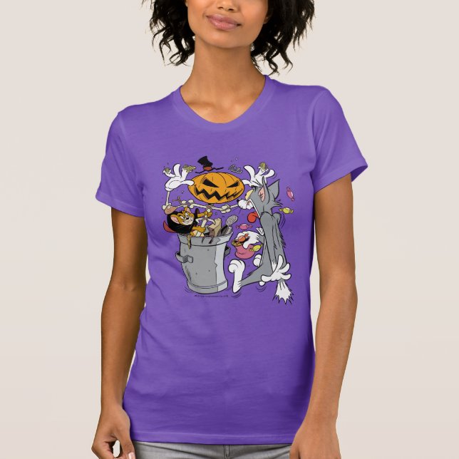 Camiseta Tom y Jerry | Boo a Tom (Anverso)