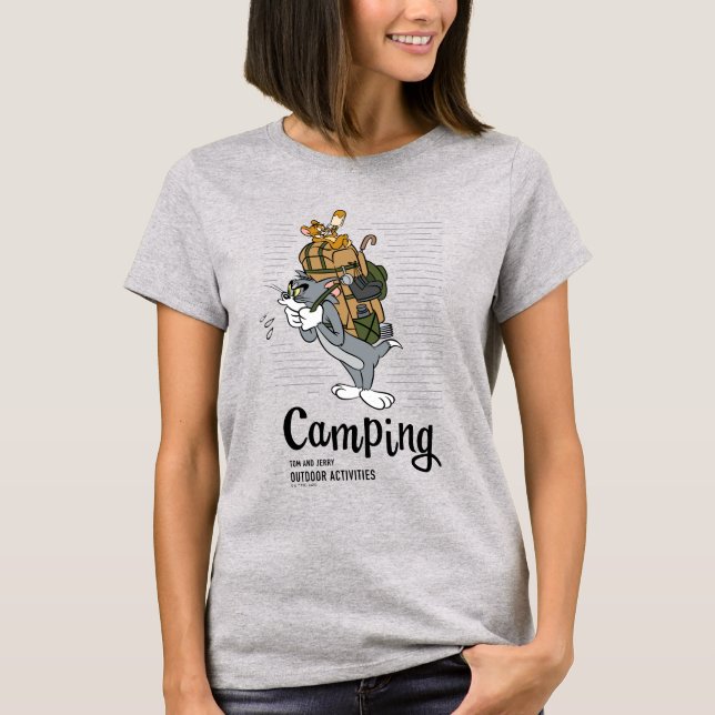 Camiseta Tom y Jerry Camping (Anverso)