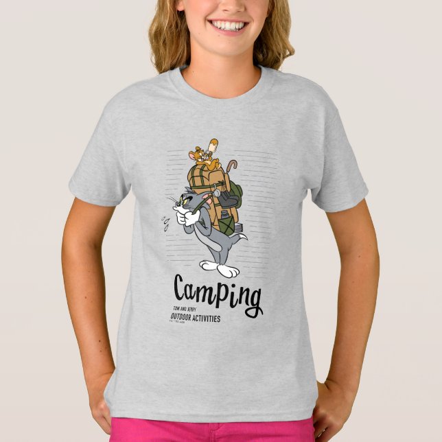 Camiseta Tom y Jerry Camping (Anverso)