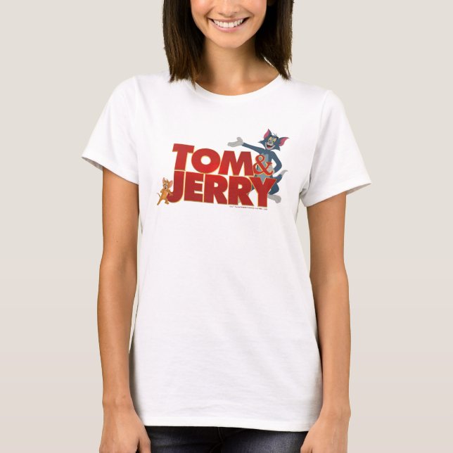 Camiseta Tom y Jerry con el logotipo de la película (Anverso)