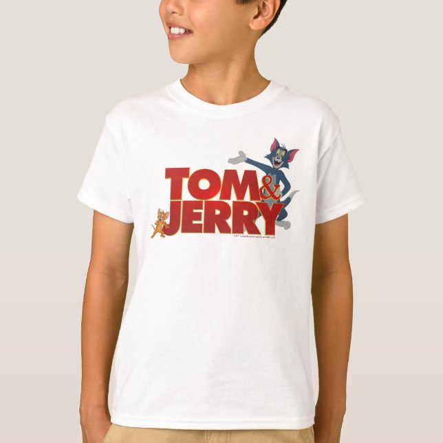 Camiseta Tom y Jerry con el logotipo de película (Anverso)
