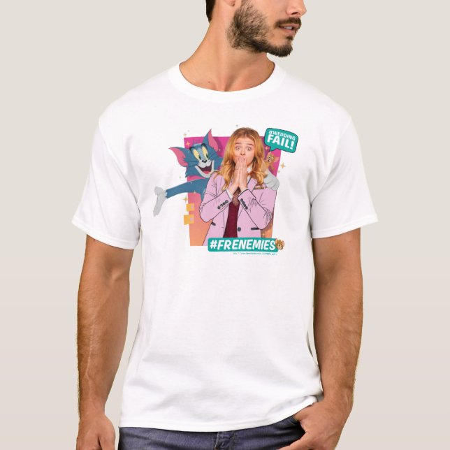 Camiseta Tom y Jerry con Kayla - Frenemies (Anverso)