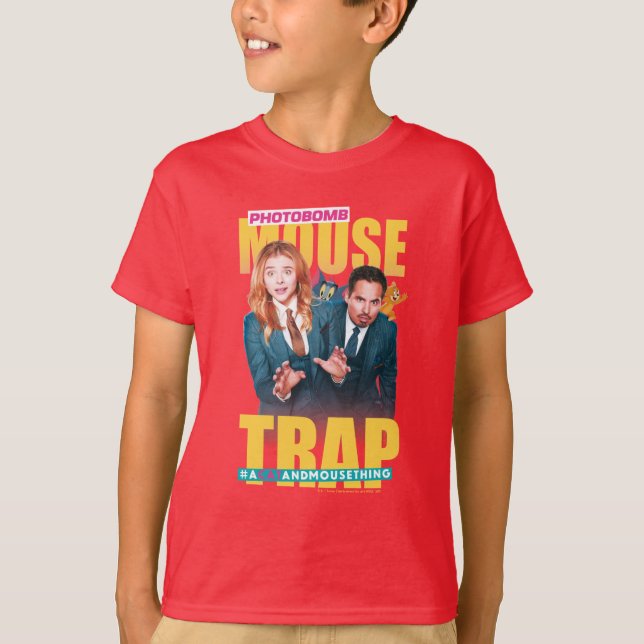 Camiseta Tom y Jerry con Kayla y Terrance - Trampa del rató (Anverso)