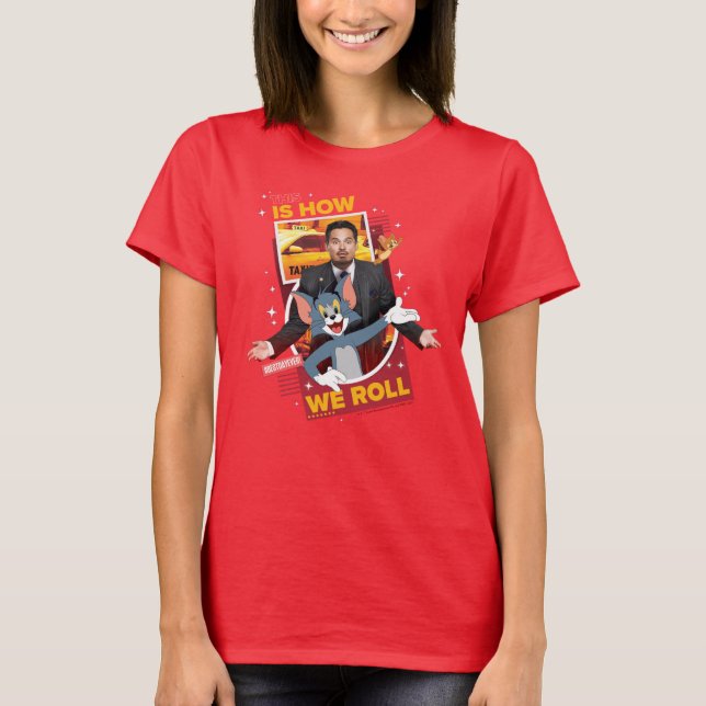 Camiseta Tom Y Jerry Con Terrance - Así Es Como Nos Volamos (Anverso)