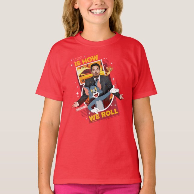 Camiseta Tom Y Jerry Con Terrance - Así Es Como Nos Volamos (Anverso)