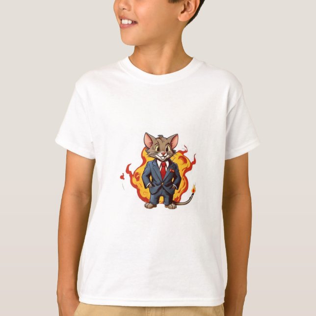 Camiseta Tom y Jerry: Dúo Elemental (Anverso)