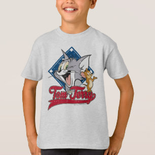 Camiseta Tom y Jerry el   Tom y Jerry en diamante de