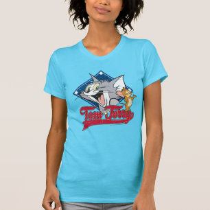Camiseta Tom y Jerry el   Tom y Jerry en diamante de