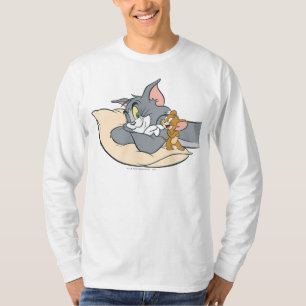 Camiseta Tom y Jerry en la almohada
