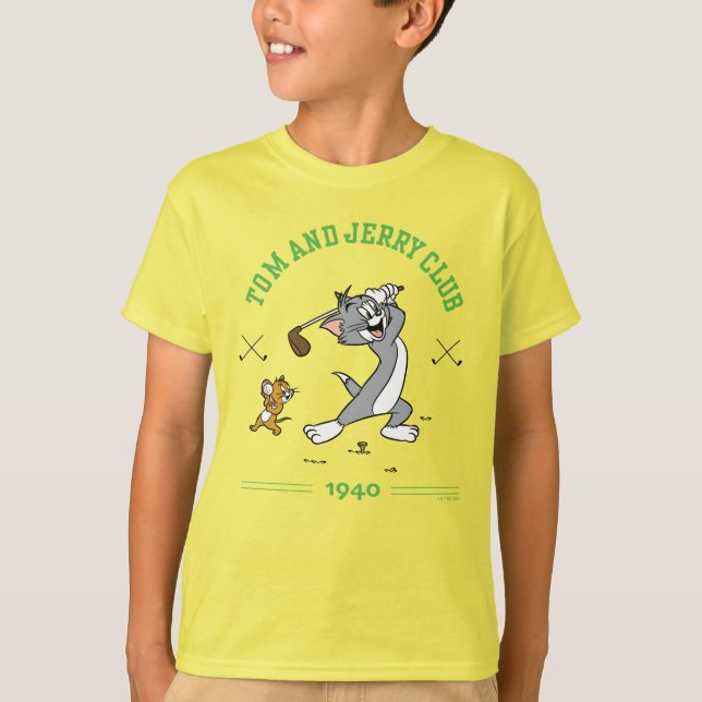 Camiseta Tom y Jerry Golfing Club 1940 (Anverso)