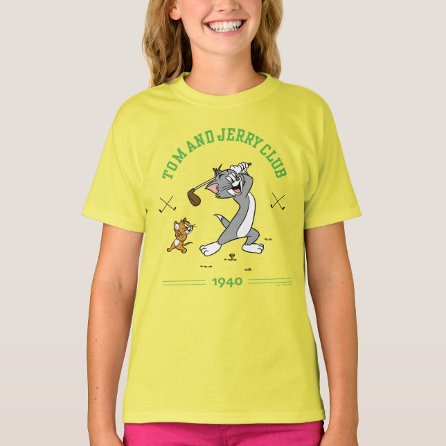 Camiseta Tom y Jerry Golfing Club 1940 (Anverso)